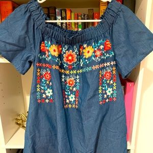 Boutique Blue Jean Dress